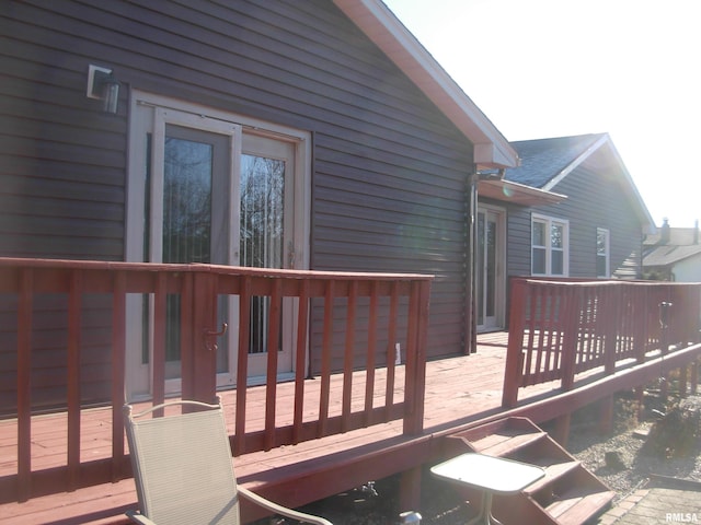 view of deck