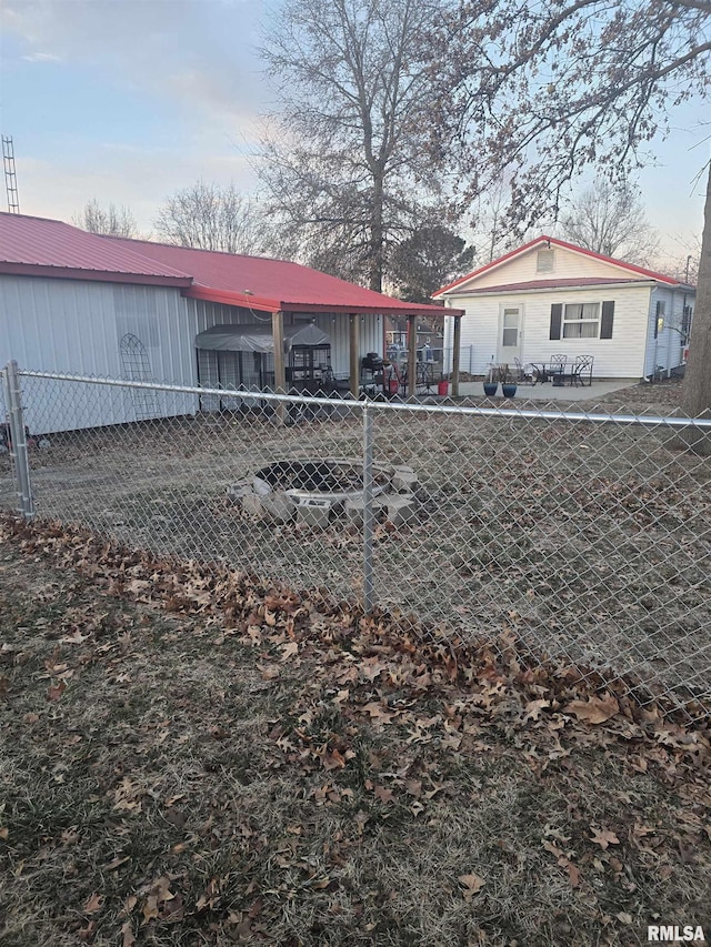 view of rear view of property