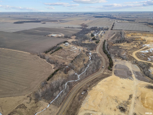 2260 260th Ave, De Witt, IA 52742 - aerial view of property's location with rural landscape