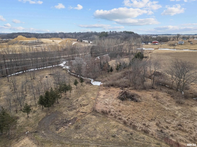 2260 260th Ave, De Witt, IA 52742 - aerial overview of property's location with rural landscape