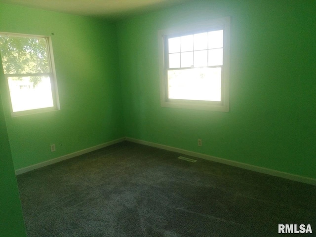 empty room with carpet floors