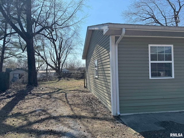 view of side of home