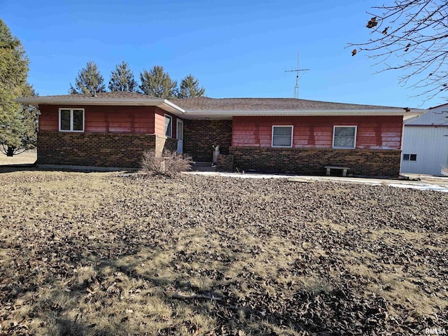 view of ranch-style house