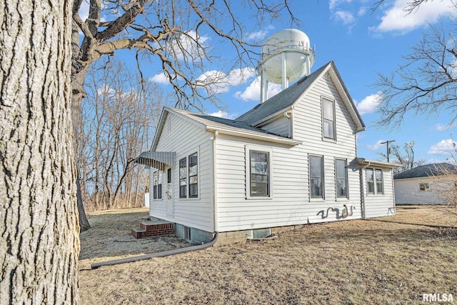 view of side of property