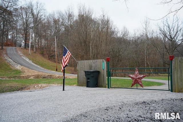 25065 Rock Springs Hollow Rd, Thebes, IL 62990 - view of gate