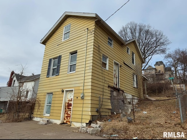 view of rear view of house