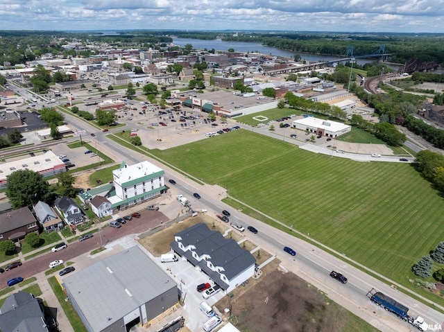 1006 S 4th St, Clinton, IA 52732 - aerial view of a large body of water