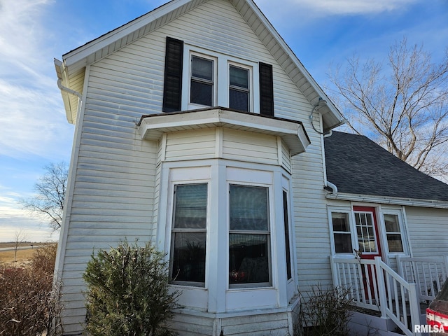 view of side of property