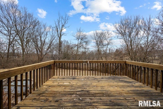 view of deck