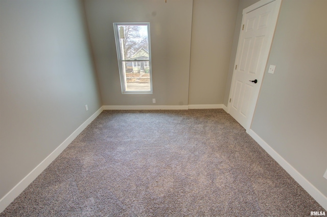 spare room with carpet