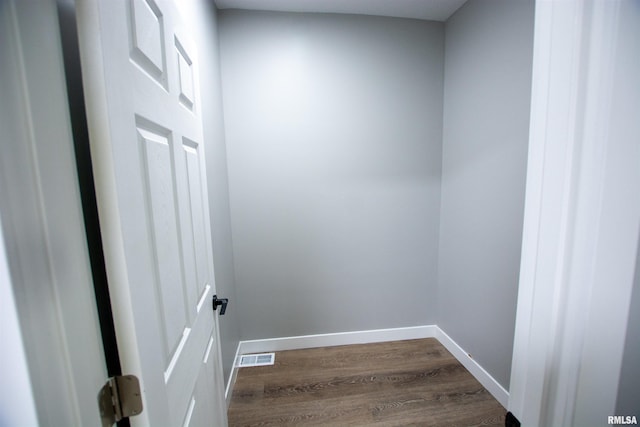 interior space featuring hardwood / wood-style flooring