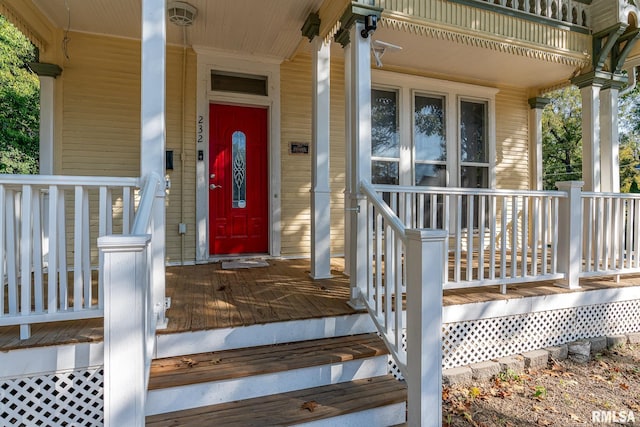 view of entrance to property