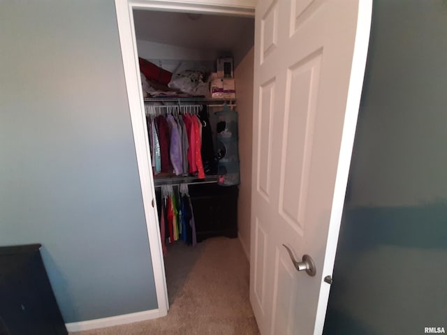 view of closet