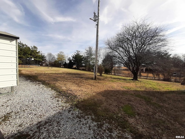 view of yard