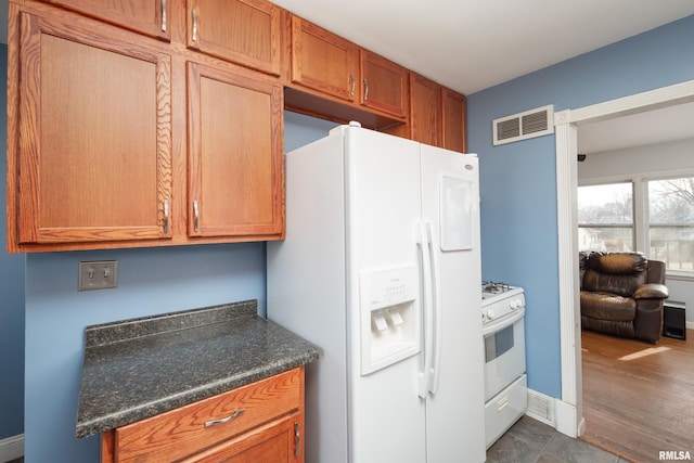 kitchen with white appliances