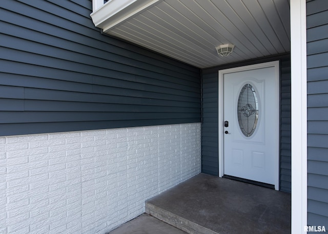 view of entrance to property