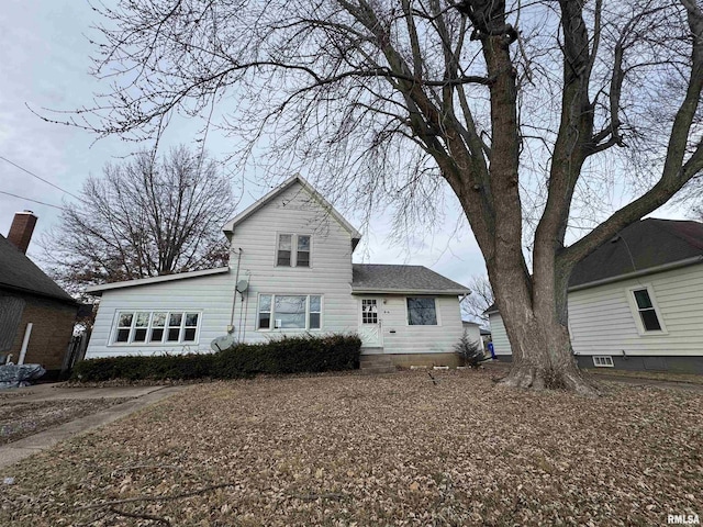 view of rear view of house