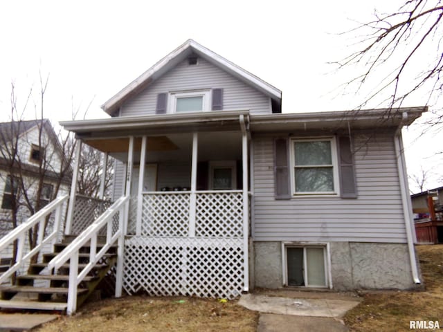 view of rear view of house