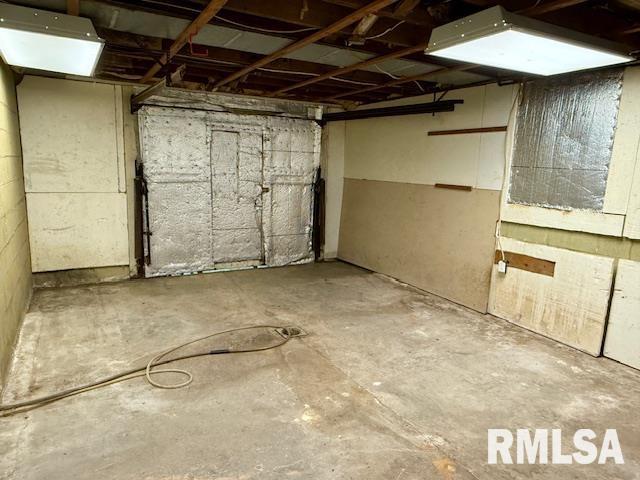 view of basement