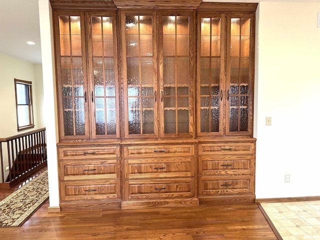 room details with hardwood / wood-style floors