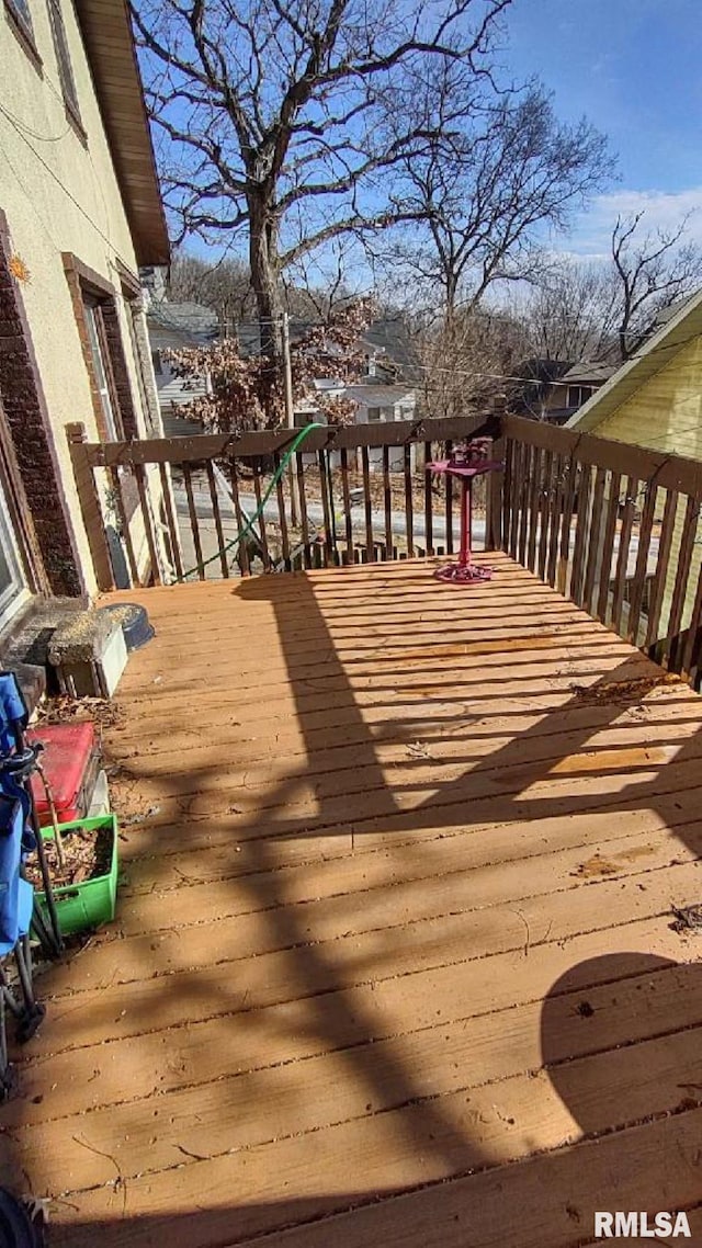 view of deck