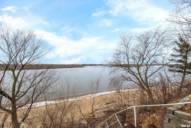 property view of water