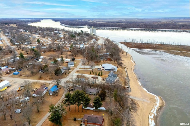 drone / aerial view featuring a residential view
