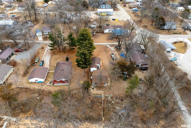 drone / aerial view featuring a residential view