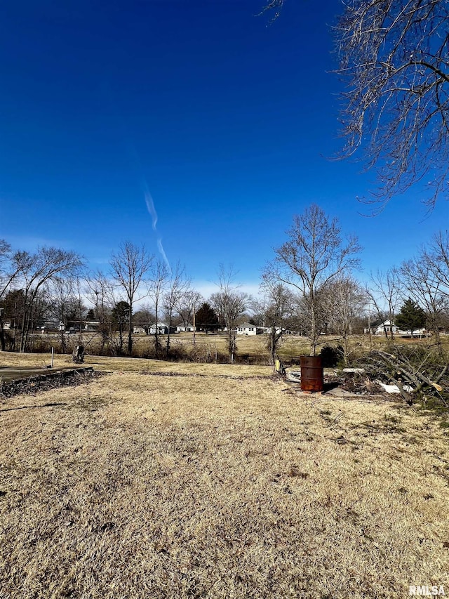 view of yard featuring a rural view