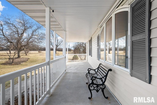 view of patio / terrace featuring a porch