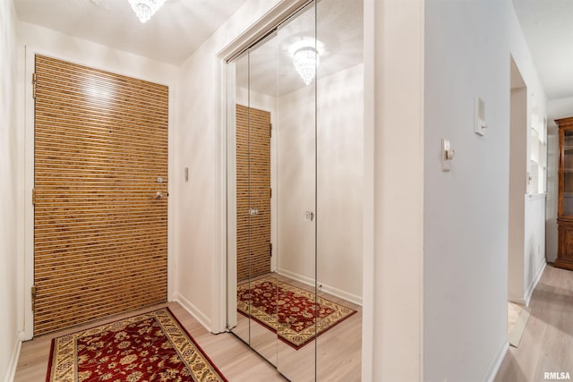 interior space featuring light hardwood / wood-style flooring