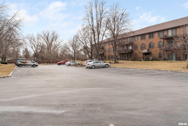 view of parking / parking lot