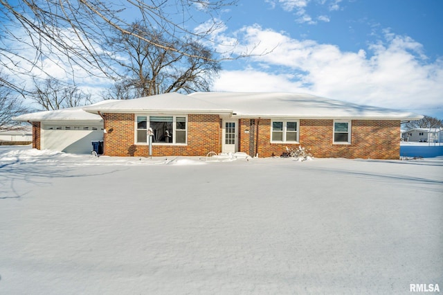 ranch-style house with a garage