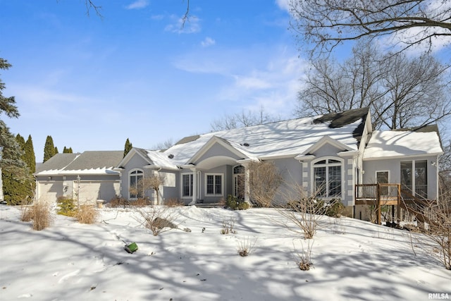 view of front of property with stucco siding