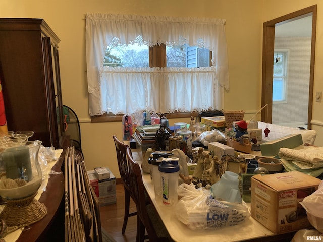 view of dining area