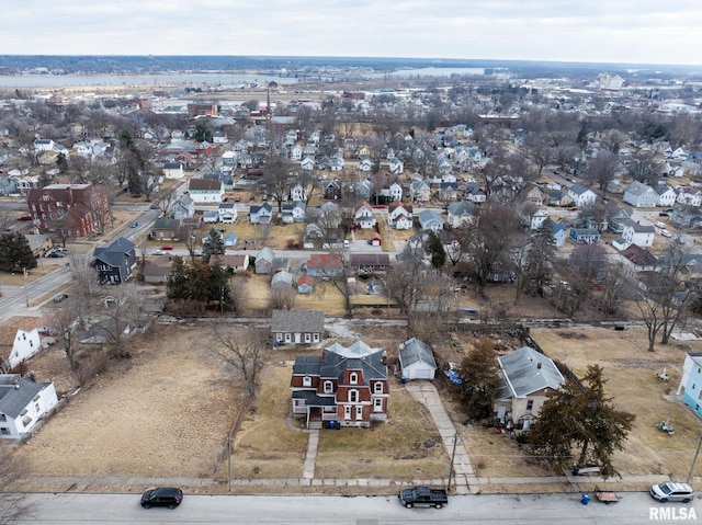 bird's eye view featuring a residential view