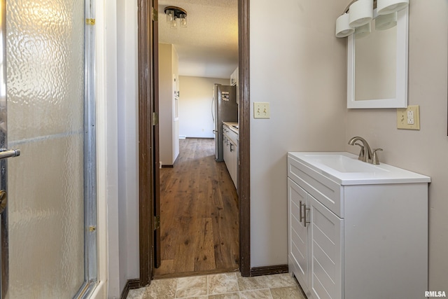 1595 Casper Church Rd, Cobden, IL 62920 - hallway with a sink