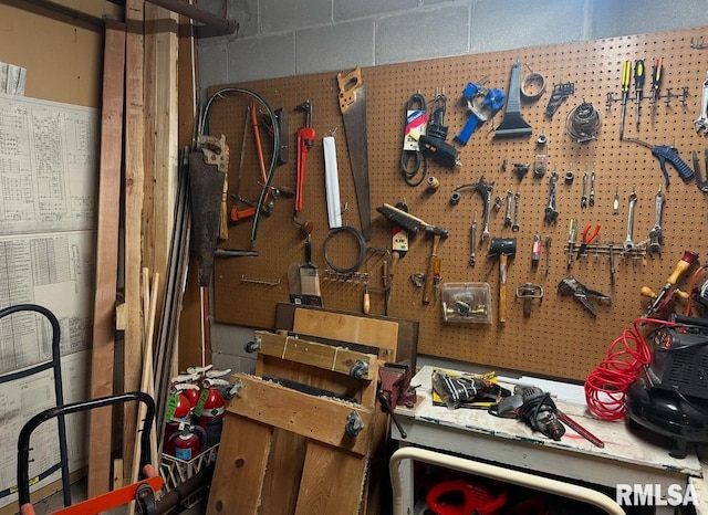 view of storage