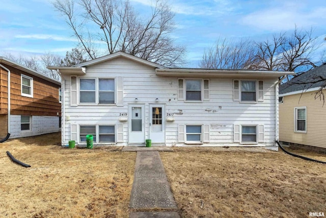 view of bi-level home