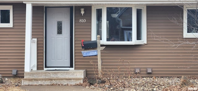 view of entrance to property