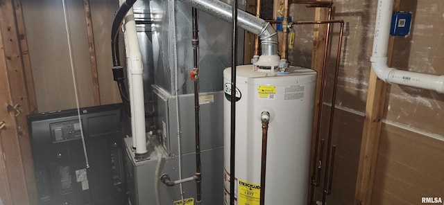 utilities featuring water heater