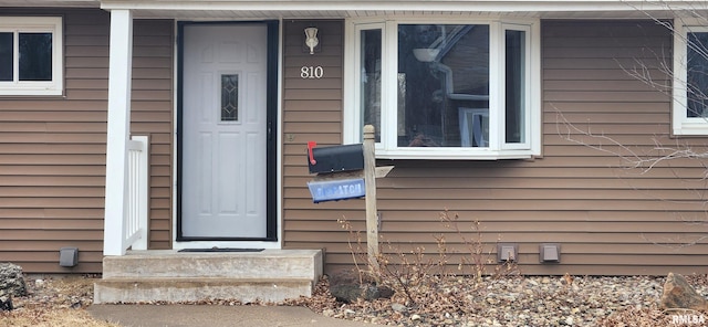 view of property entrance