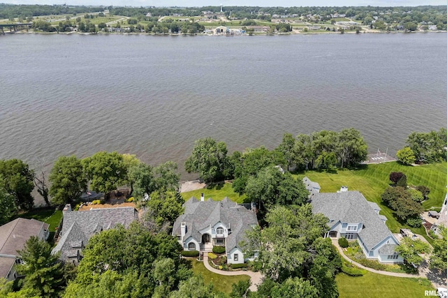 2 S Shore Ln, Rapids City, IL 61278 - aerial view of a large body of water
