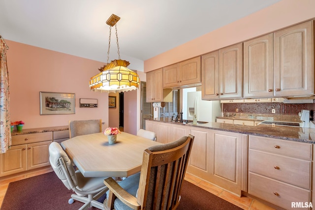 view of dining room