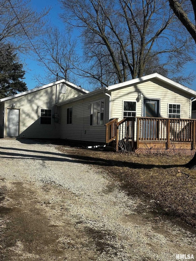 exterior space with driveway