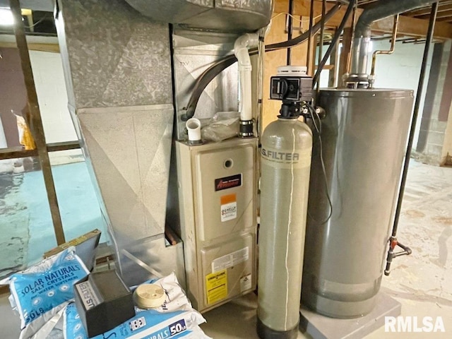 utilities with gas water heater