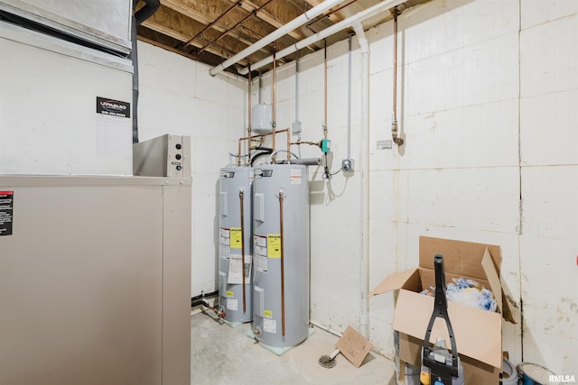 1621 S Eugene Ln, Marion, IL 62959 - utilities featuring water heater