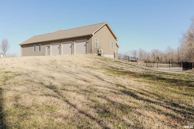 1621 S Eugene Ln, Marion, IL 62959 - view of home's exterior featuring a lawn and fence