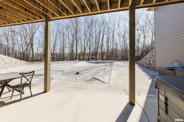 1621 S Eugene Ln, Marion, IL 62959 - view of patio featuring a fenced backyard