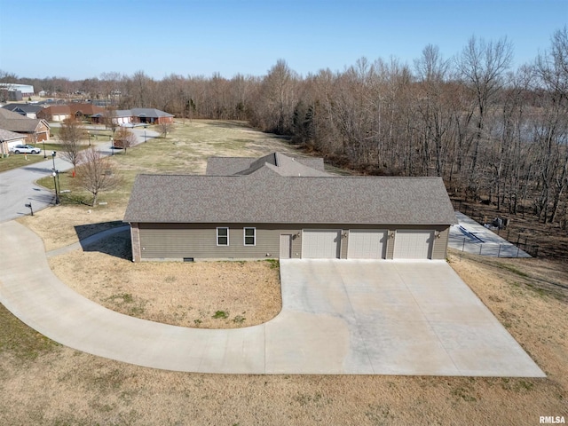 1621 S Eugene Ln, Marion, IL 62959 - birds eye view of property